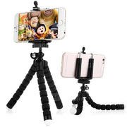 Cell Phone Tripod Stand - Flexible Tripod for iPhone or Android